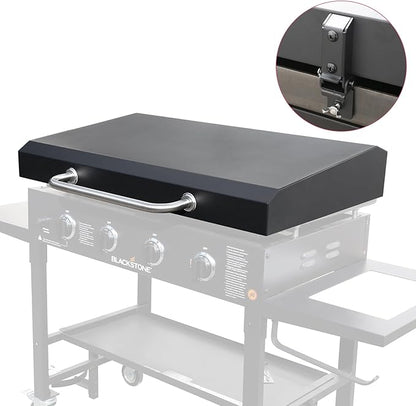 Griddle Lid Back-hinged Design for 36" Blackstone Griddle, Nexgrill, Member Mark Griddle and Other 36'' griddles, Hard Cover Hood with Handle for 36 Inch Blackstone Table Top Griddles