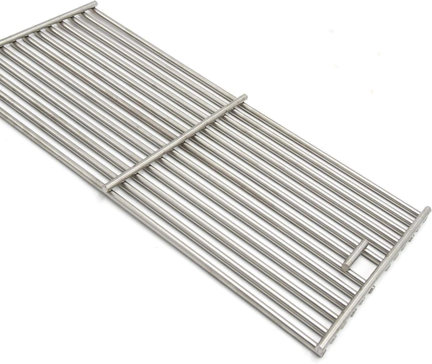  Solid SUS304 Stainless Steel Cooking Grates Replacement for 2 Burner Grill, Charbroil Performance 463672419 463672016 463633316 463672416, Infrared 463672019, Advantage 463642116 463642015