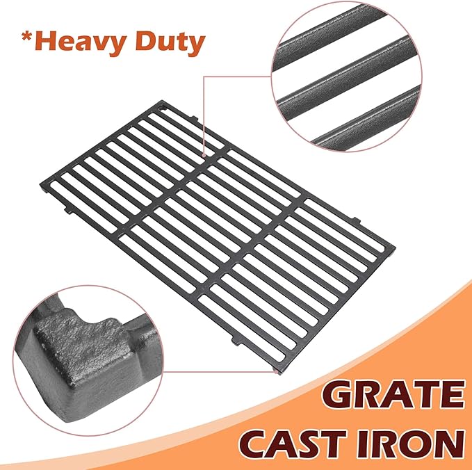 66097 66089 Grill Grates for Weber Genesis GS4 Genesis II E-410 E-435 E-415 LX E-440 LX E-440 LX S-440 SE-410,for Weber Genesis II 400 LX 400 Series