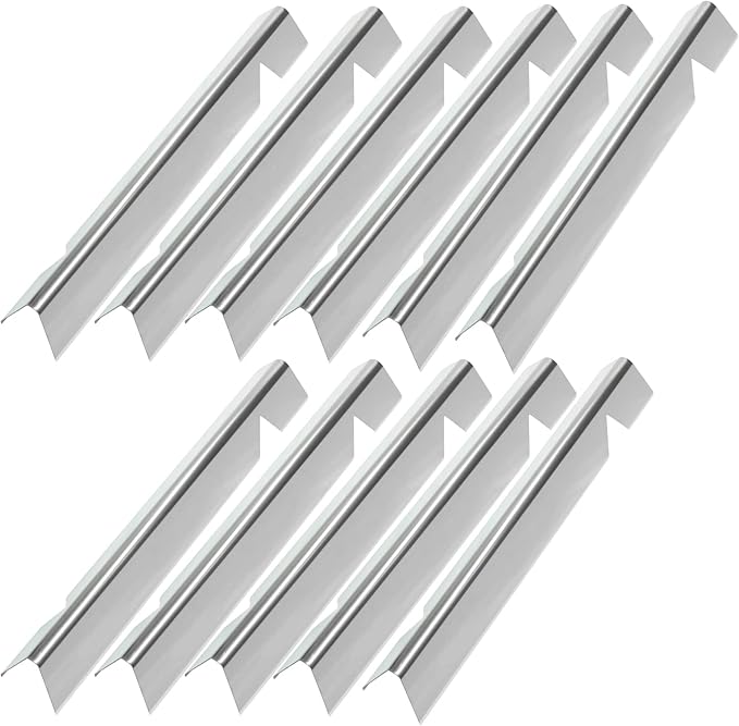 66796, 91611 Stainless Steel Flavorizer Bars Heat Plates Replacement for Weber Genesis II 610, Genesis II LX 640, 600 Series,  Set of 11