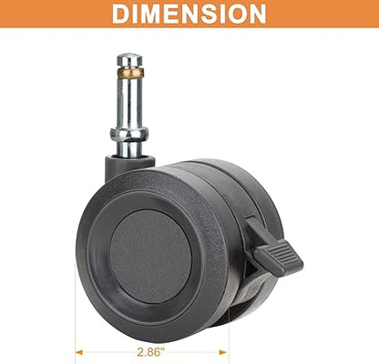 67067 Casters for Weber Grill Wheels Weber Genesis 2 GS, Genesis II E310 E410 S310 S315 E210 E610 SE335 CE310, Genesis 2 LX E340 S240 S440 S640, 2PCS
