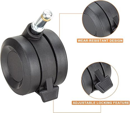67067 Casters for Weber Grill Wheels Weber Genesis 2 GS, Genesis II E310 E410 S310 S315 E210 E610 SE335 CE310, Genesis 2 LX E340 S240 S440 S640, 2PCS