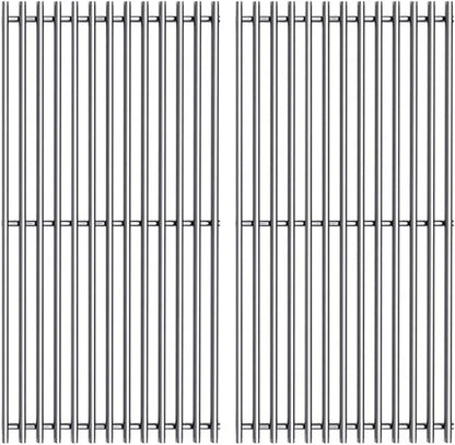 67550 19.2” Stainless Steel Cooking Grates for Weber Summit E-440, S-440, E-450, S-450, E-460, S-460, E-470, S-470 and Charmglow 720-0304， 2-Pack 
