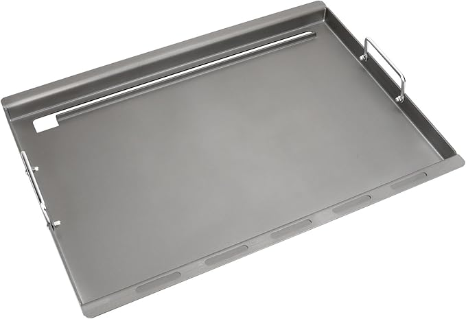 Replace for Weber 67550 Grates, Full-Size Griddle Inserts for Weber Summit 400 Gas Grills, Flat Top Griddle for Weber Summit E-420/E-450/E-470