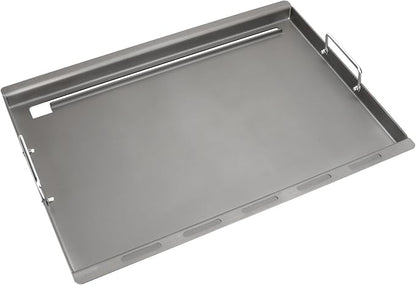 Replace for Weber 67550 Grates, Full-Size Griddle Inserts for Weber Summit 400 Gas Grills, Flat Top Griddle for Weber Summit E-420/E-450/E-470