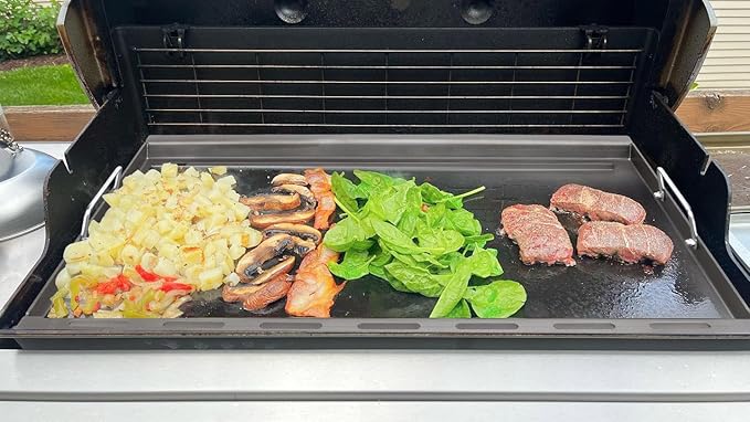 Replace for Weber 6789, Full Size Griddle Insert for Weber Genesis II 400 Genesis II LX 400 Series Gas Grills, Flat Top Griddle Plate for Weber Genesis II E-410/E-415/E-425/E-435, Genesis II LX 440, 