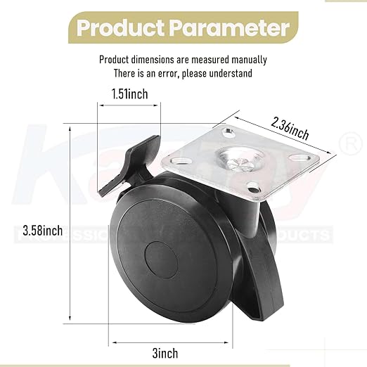 69828 Locking Caster Compatible with Weber Spirit 200/300 Series Gas Grills (2013-2017/2019) with "Up Front" Controls for Spirit 200/300 Series Grills