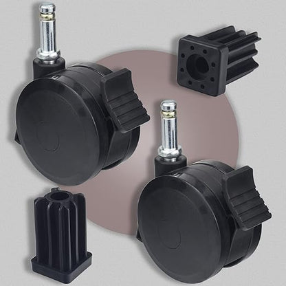 70360 Locking Caster with Insert for Weber Spirit Series 2009-2012, Genesis Series 2007-2011, 2 Pack  (Caster Diameter 2-7/8")