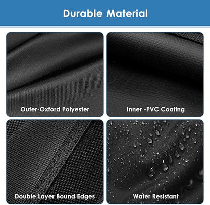7113 Grill Cover for Weber Q100 Q120 Q1000 Q1200 Q200 Q220 Q2000 Q2200 Q2400 Series Gas Grills, 600D Waterpoorf BBQ Gas Grill Cover