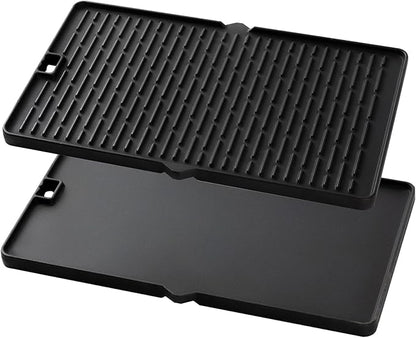 7404 Replacement Reversible Cast Iron Grill Griddle for Weber Summit E-420 E-450 E-470 S-470 E-670 S-670 Summit Gold A/B/D A6/B6/C4/D4/D6   1 Pack