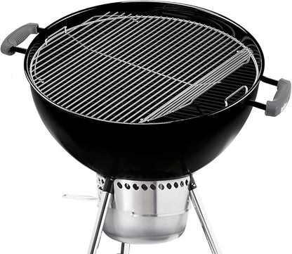  7436 22.5"Cooking Grate Hinged for Weber Charcoal Grill Grate Round Hinged, Replacement Part for Weber One-Touch, Performer and Bar-B-Kettle Series