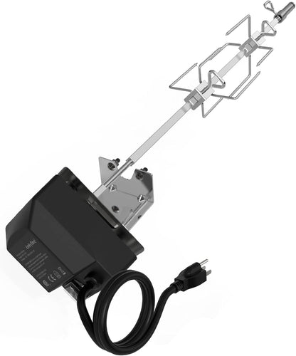 7614 Stainless Steel Rotisserie Kit for Weber  Spirit 200/300 Series Grill
