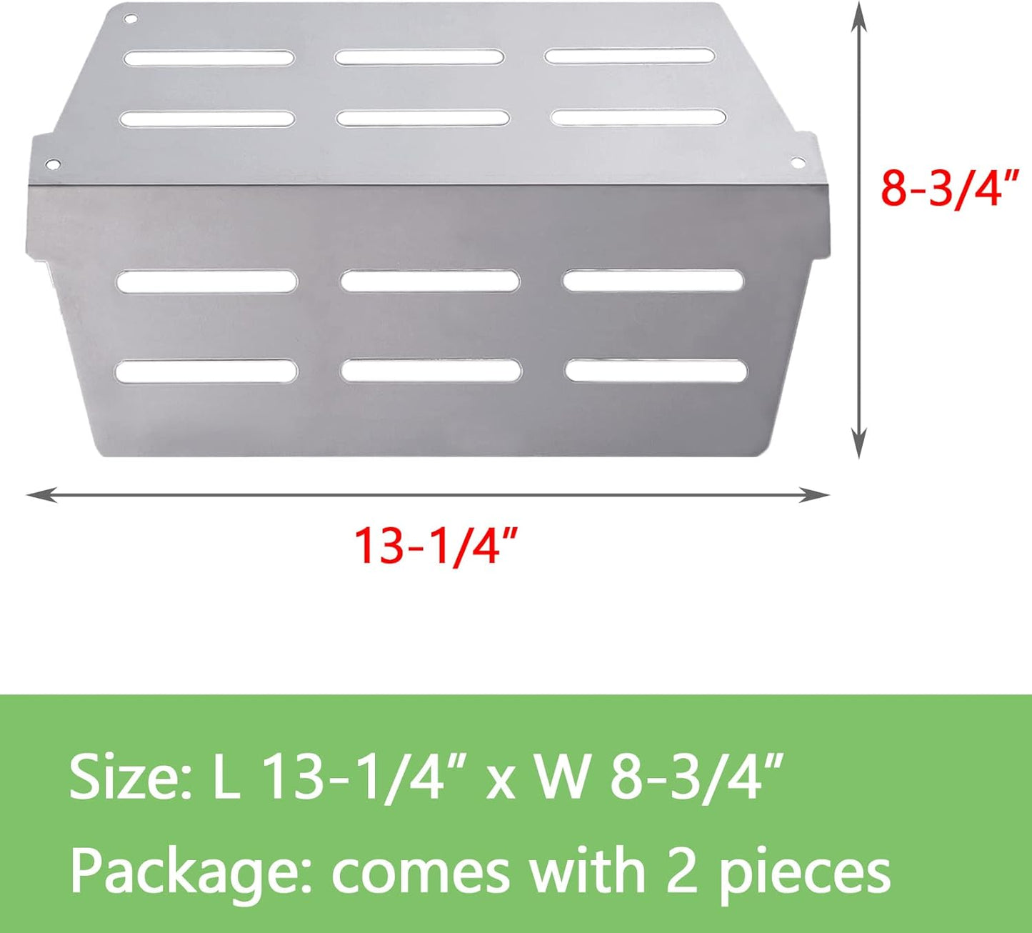 Heat Deflector for Weber 65505 7622,Genesis 300 Series(2011 & Newer) E-310 E-320 E-330 S-310 S-320 S-330 with Front-Mounted Control, for Weber 62756