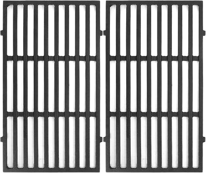 7637 Grill Grates for Weber Spirit II 200 & Spirit 200 Series Spirit E210 E220 S210 S220 Gas Grills with Front Control Panel,17.5" Cast Iron 