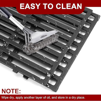 7637 Grill Grates for Weber Spirit II 200 & Spirit 200 Series Spirit E210 E220 S210 S220 Gas Grills with Front Control Panel,17.5" Cast Iron 