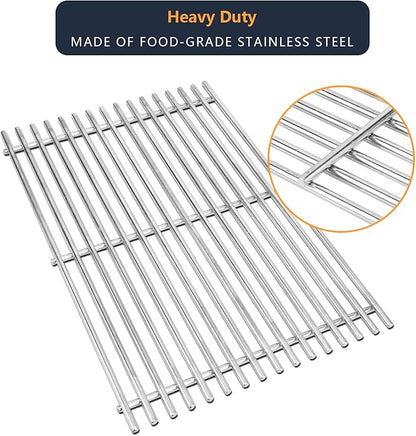 7638 7639 Cooking Grates for Weber Spirit I/ II 300 Series E/S 310 E/S 320 E/S 330, Genesis Silver B/C, Gold B/C, Spirit 700,Weber 900,Stainless Steel
