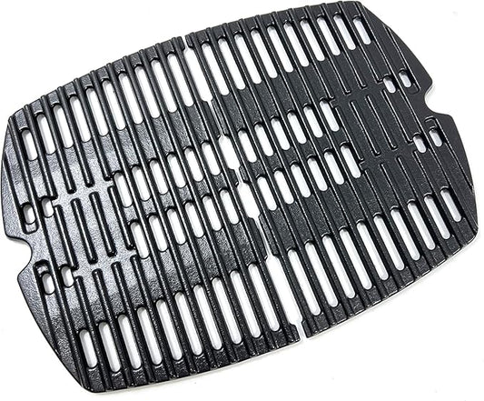 7644 Cast Iron Cooking Grates for Weber Q100, Q1000, Q120, Q1200, Q1400, 516001, 516002, 50060001, 51010001, 51060001, Baby Q Gas Grill, Set of 2 