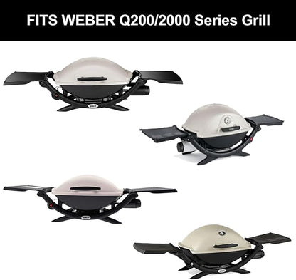 7645 Cooking Grates for Weber Q2000 Q2400 Q200 Q220 Series Gas Grills,for Weber Grill Parts 396001,396000 Replacement for Weber 65811 69935, Cast Iron