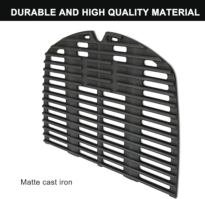 7645 Cooking Grates for Weber Q2000 Q2400 Q200 Q220 Series Gas Grills,for Weber Grill Parts 396001,396000 Replacement for Weber 65811 69935, Cast Iron