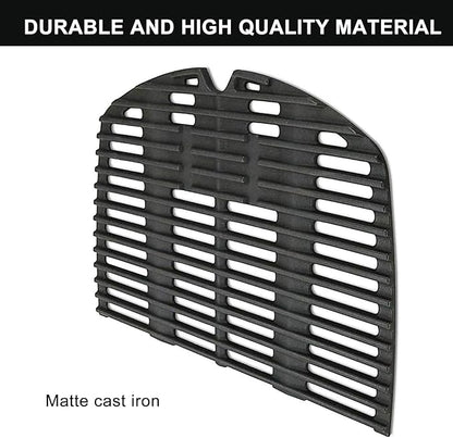 7645 Cooking Grates for Weber Q2000 Q2400 Q200 Q220 Series Gas Grills,for Weber Grill Parts 396001,396000 Replacement for Weber 65811 69935, Cast Iron