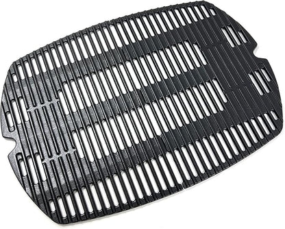 7646 7584 Cooking Grates for Weber Q300 Q320 Q3000 Q3200 Series, 57060001, 586002 Grills, Cast Iron Grill Grates Replacement for Weber Q300, Set of 2