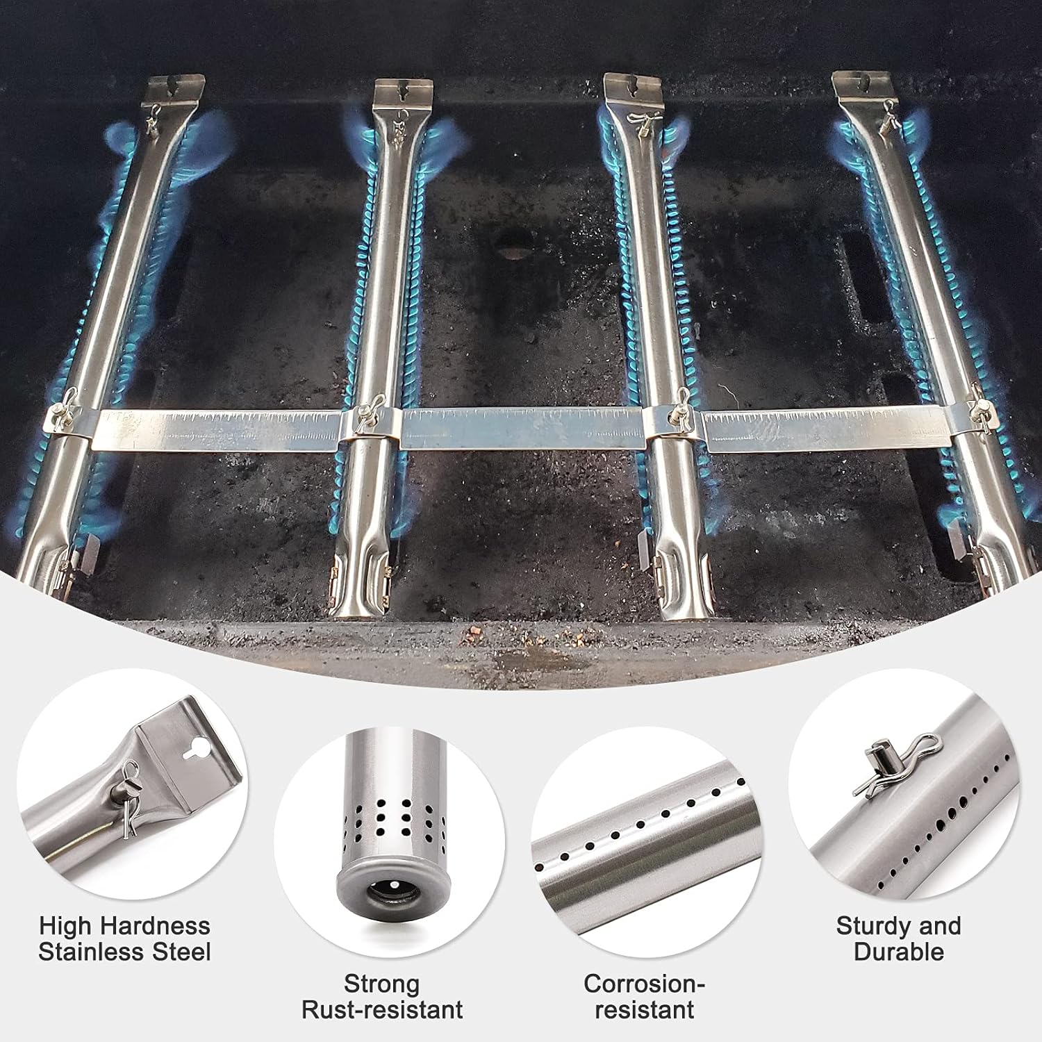 Grill Parts Kit for Charbroil 463244011 463244012 463257010 463247009 463215513 463247512 463247310 463215512 463212511 463247209 463267113 463224611 463225315 463271314 Gas Grill