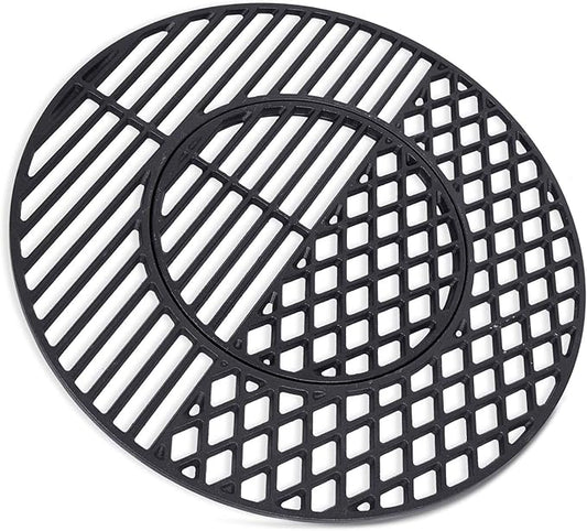 8835 Cast Iron Grill Grate Replacement Gourmet BBQ System for Weber 22 Inch Kettle, Performer & Charcoal Grills, 21.5 Inch