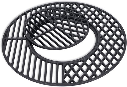 8835 Cast Iron Grill Grate Replacement Gourmet BBQ System for Weber 22 Inch Kettle, Performer & Charcoal Grills, 21.5 Inch