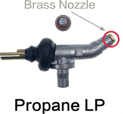 Gas Grill Replacement Parts Manifold Main Burner Control Valve for Weber Genesis 300 Series(2011-2016) & Genesis II E-210 / E-310 / E-410 (Propane(LP))