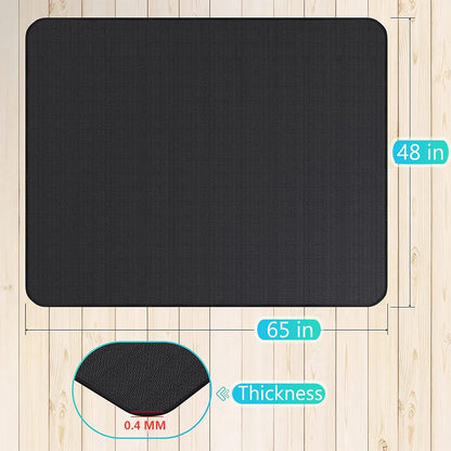 Large 65 x 48 inches Under Grill Mat for Outdoor Grill,Double-Sided Fireproof Grill Pad,Indoor Fireplace/Fire Pit Mat,Oil-Proof Waterproof BBQ Protector for Decks and Patios