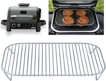 Stainless Steel Rack for Ninja Woodfire Outdoor Grill Pro XL, Pro Connect XL, OG850 OG951 Wood Fire Electric Master Grill Air Fryer Accessories, Dishwasher Safe